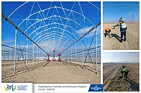   В Афьоне запущен проект высокотехнологичной теплицы.