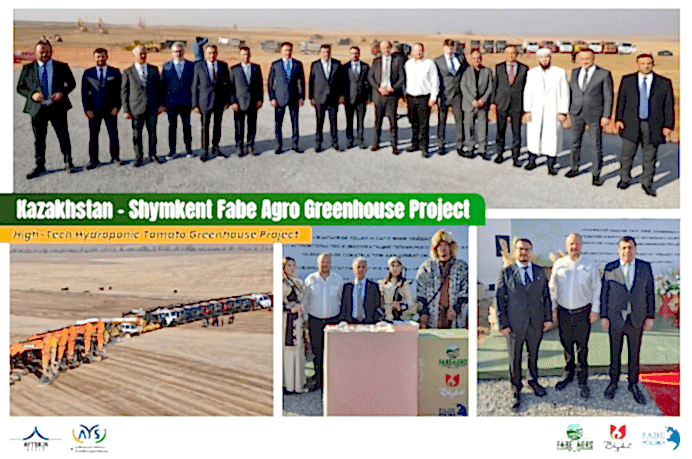 Shymkent Fabe Agro Greenhouse Project – AYS Kazakhstan Groundbreaking Ceremony Held